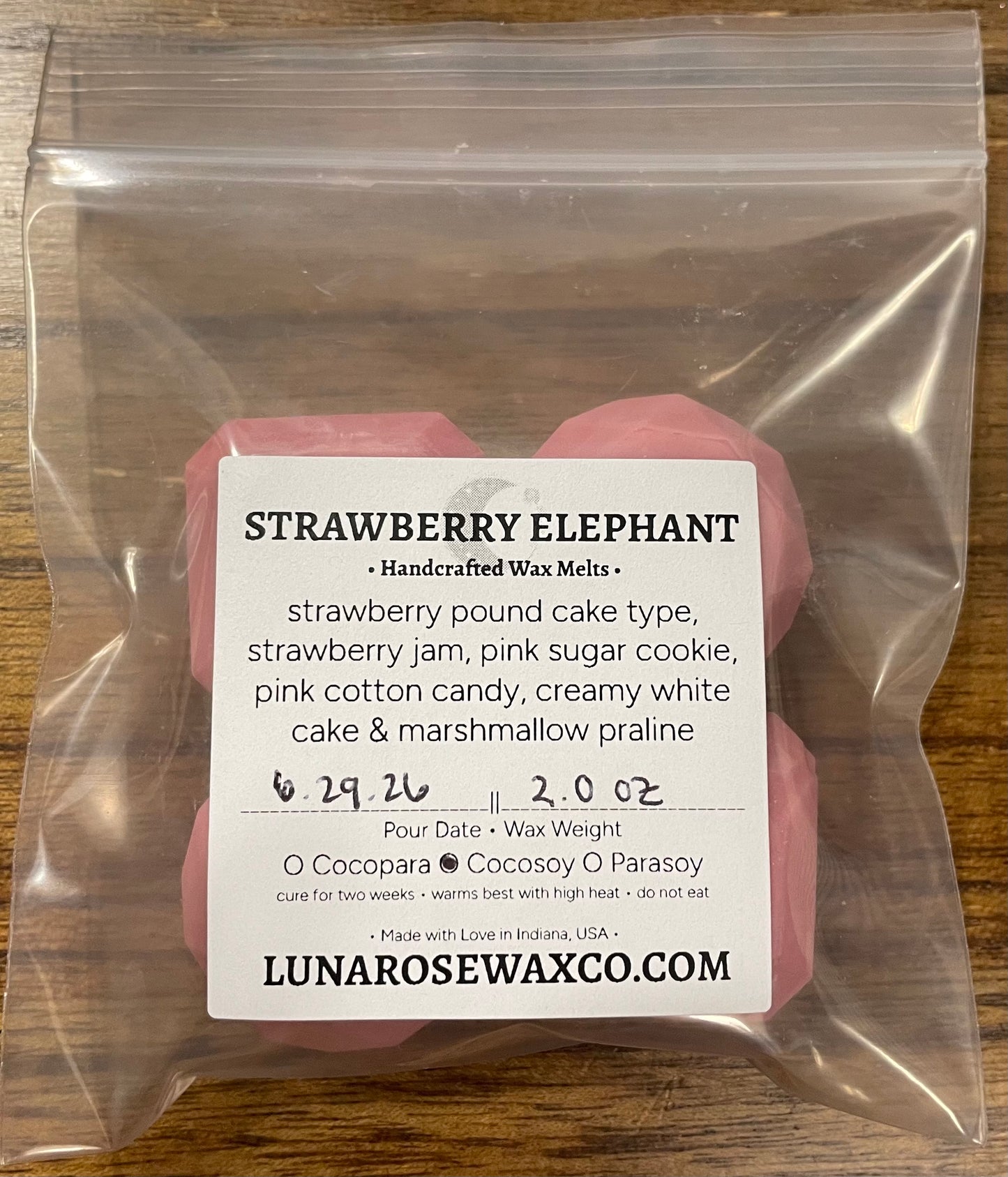 Strawberry Elephant • Cocosoy Wax Melts