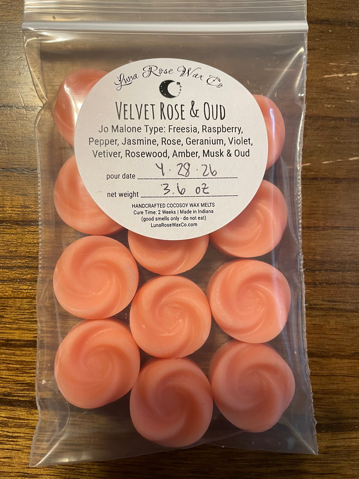 Velvet Rose & Oud (Jo Malone Type) • Cocosoy Wax Melts