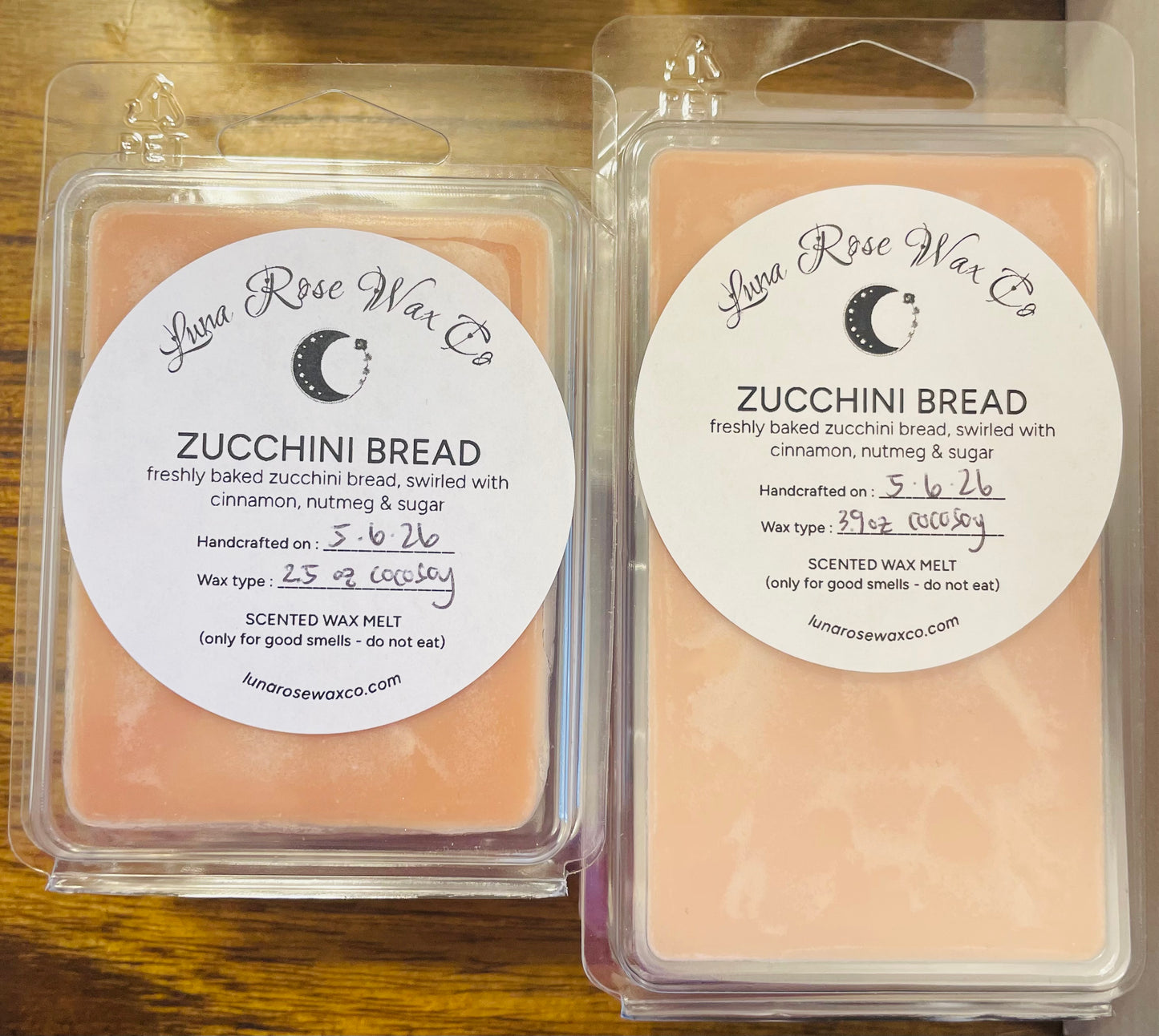 Zucchini Bread • Wax Melts
