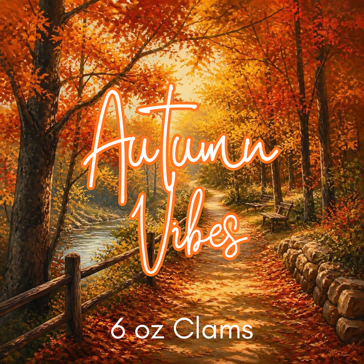 *๐ Autumn Vibes Preorder - 6 oz Biggie Clams ๐