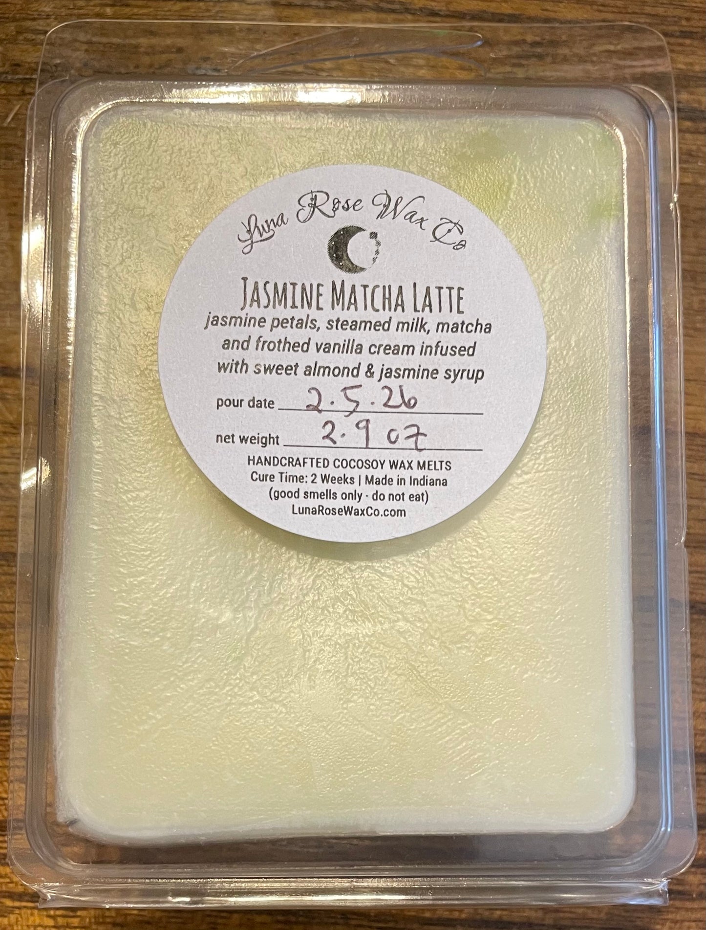 Jasmine Matcha Latte • Cocosoy Wax Melts