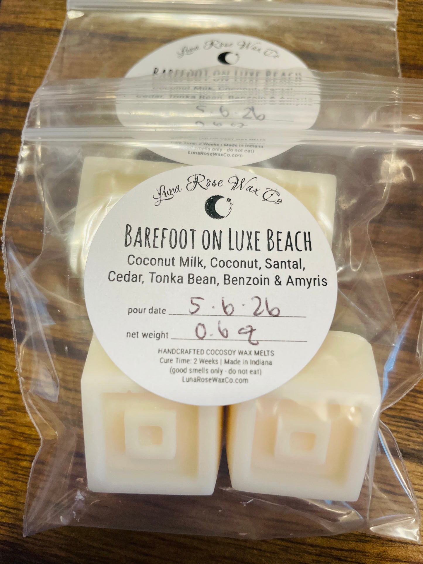 Barefoot on Luxe Beach • Cocosoy Wax Melts