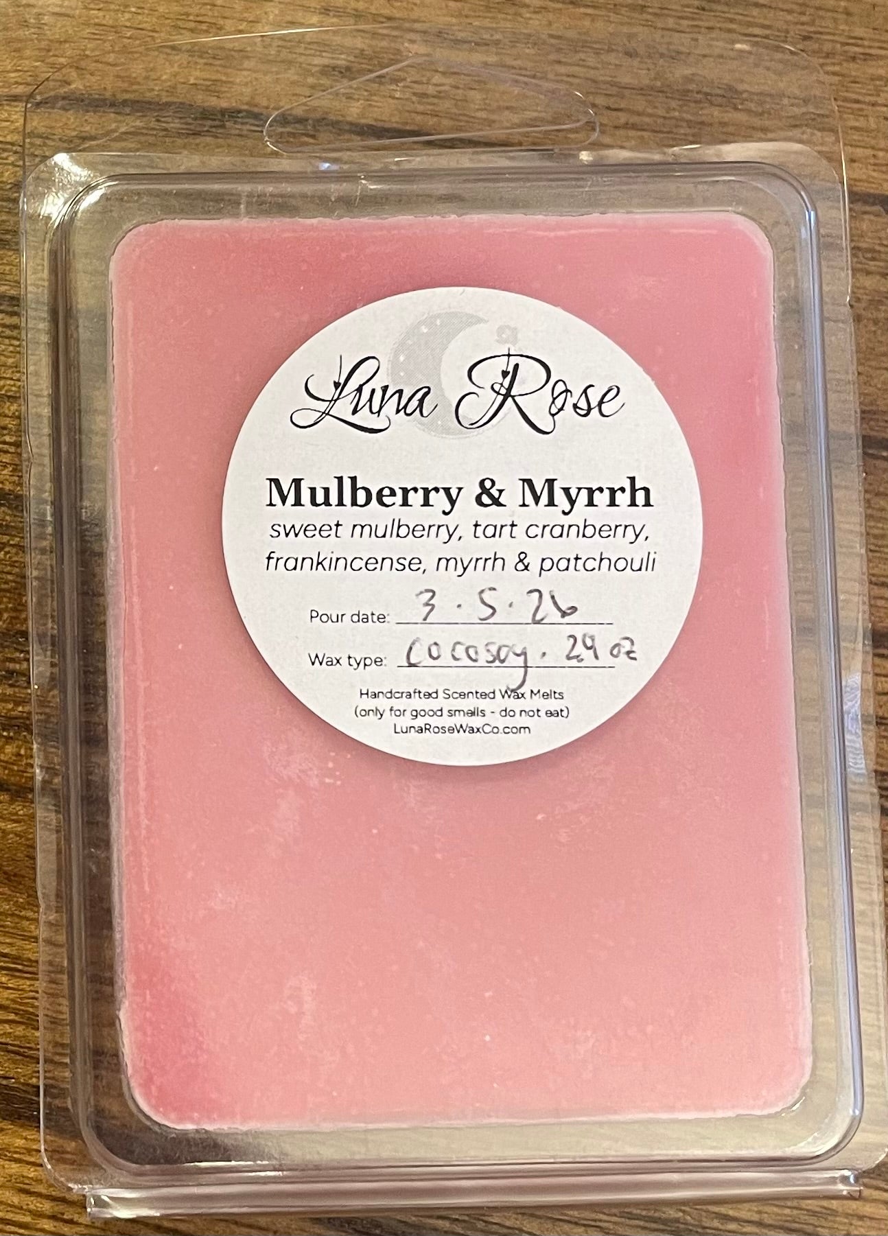 Mulberry & Myrrh • Cocosoy Wax Melts