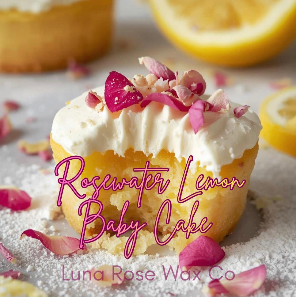Rosewater Lemon Baby Cake • Cocosoy Wax Melts
