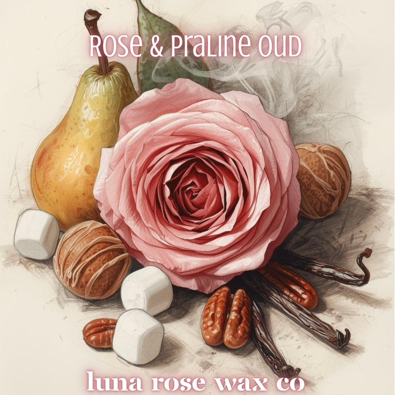 Rose & Praline Oud • Cocosoy Wax Melts