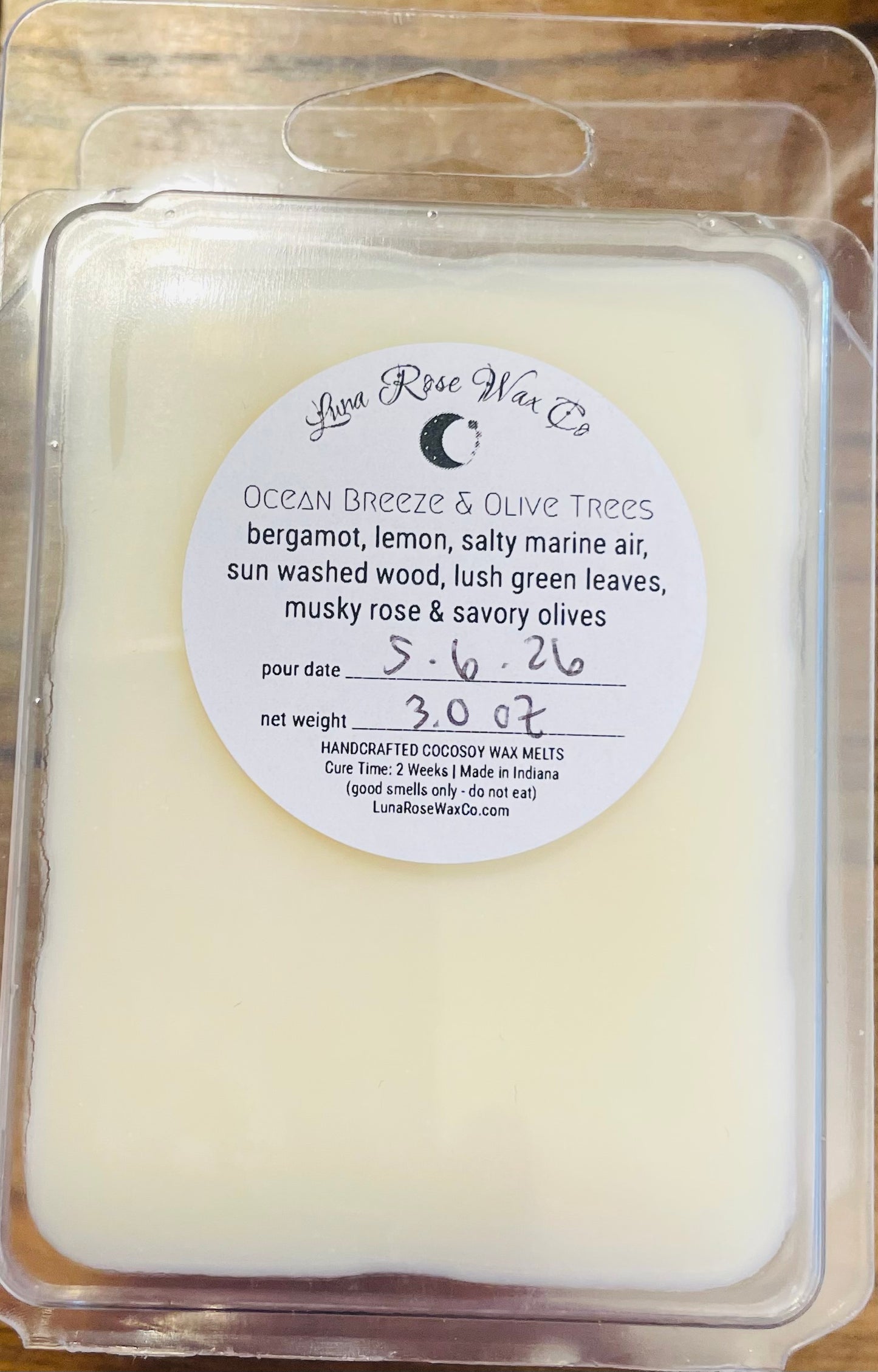 Ocean Breeze & Olive Trees • Cocosoy Wax Melts