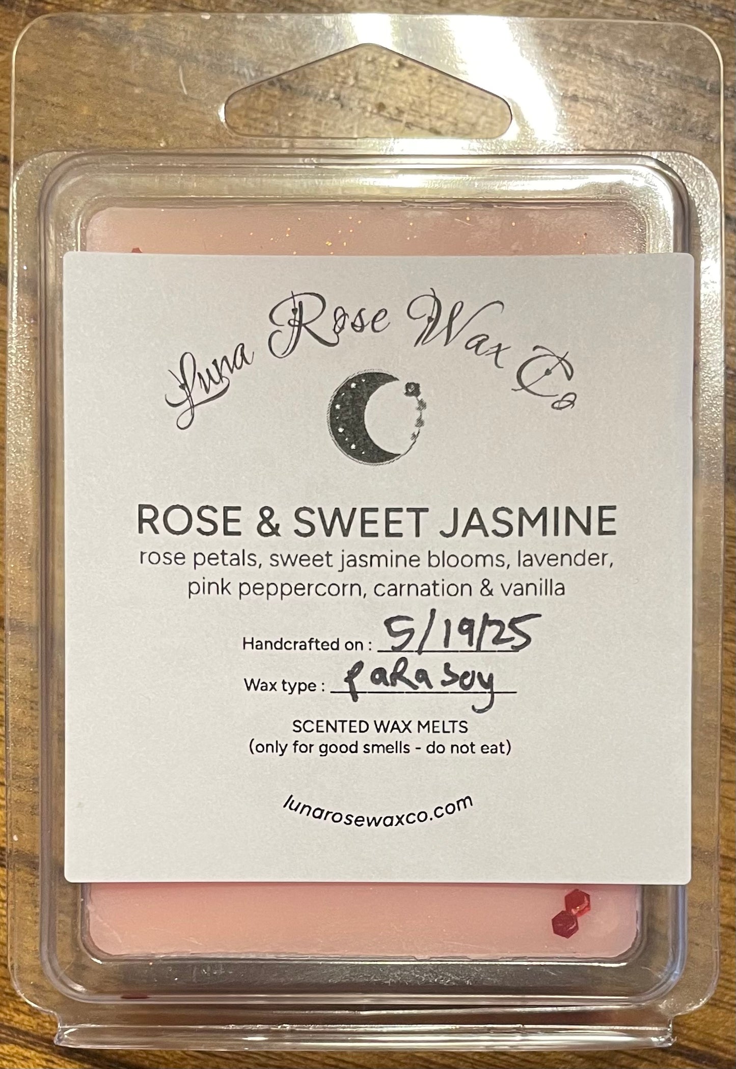 Rose & Sweet Jasmine • Wax Melts