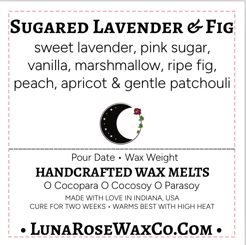 Sugared Lavender & Fig | Melt Cup - 0.9 oz | Cocosoy Wax