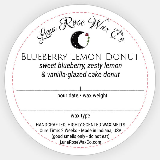Blueberry Lemon Donut • Cocosoy Wax Melts