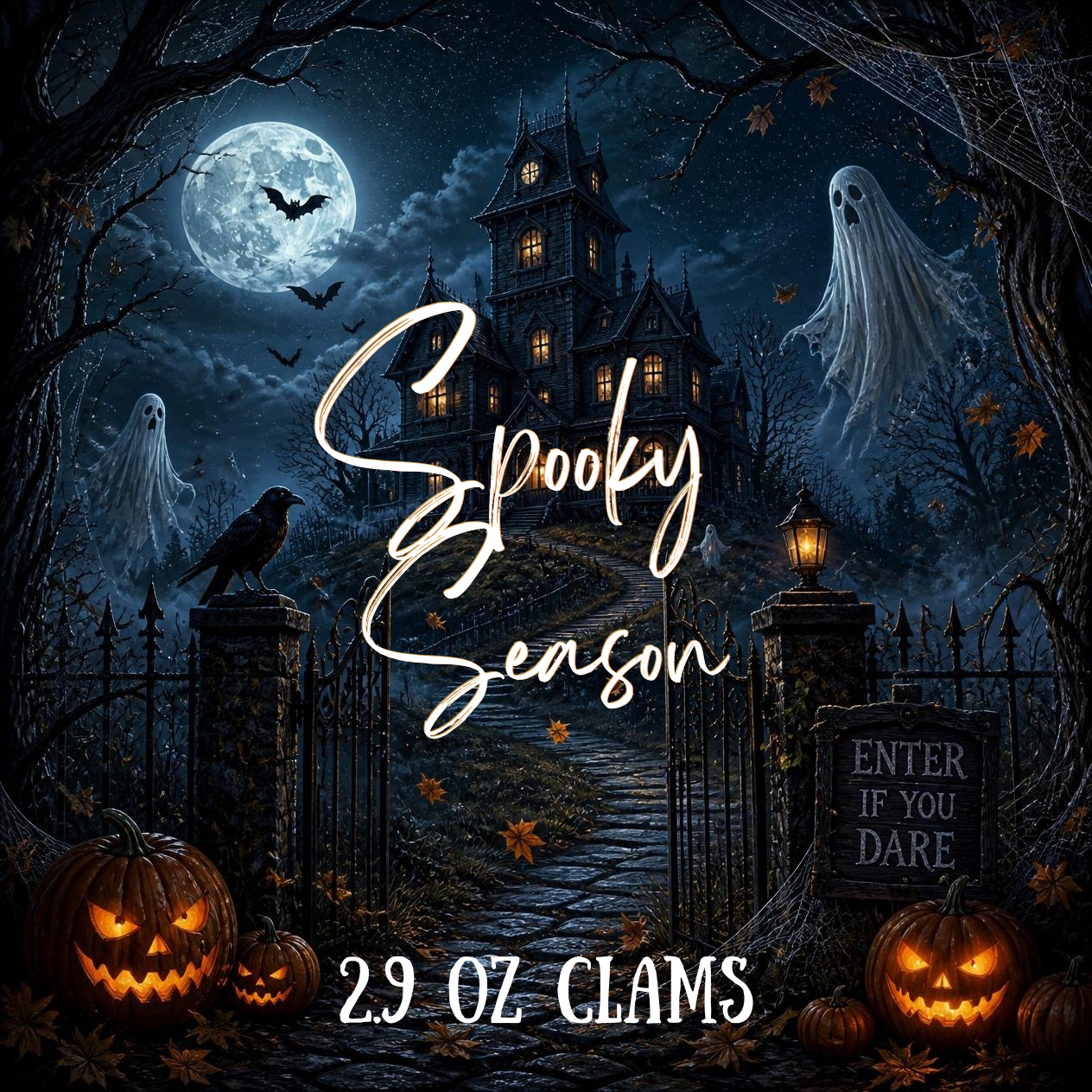 *🎃 Spooky Season Preorder - 2.9 oz Clams 🎃