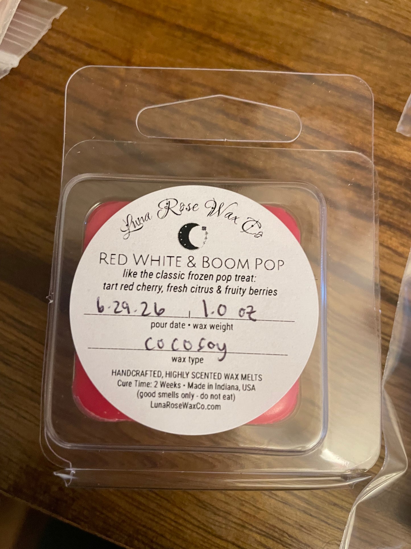 Red White & Boom Pop - July 2026 Scent of the Month • Cocosoy Wax Melts