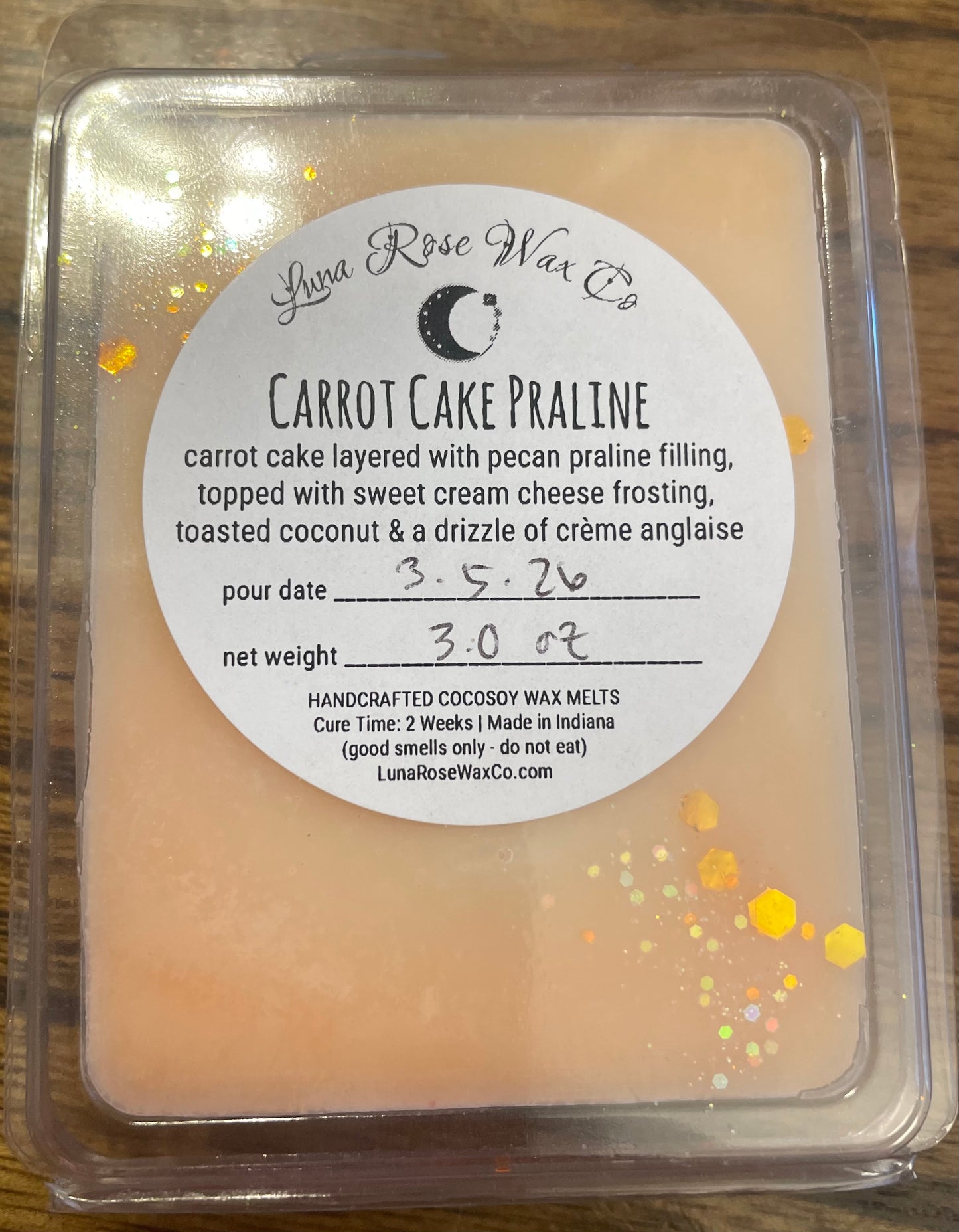 Carrot Cake Praline • Cocosoy Wax Melts
