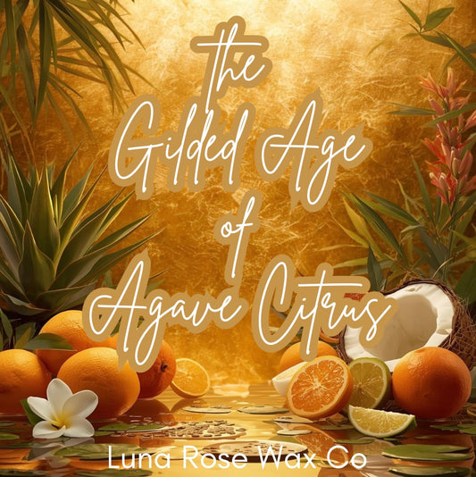 The Gilded Age of Agave Citrus • Cocosoy Wax Melts