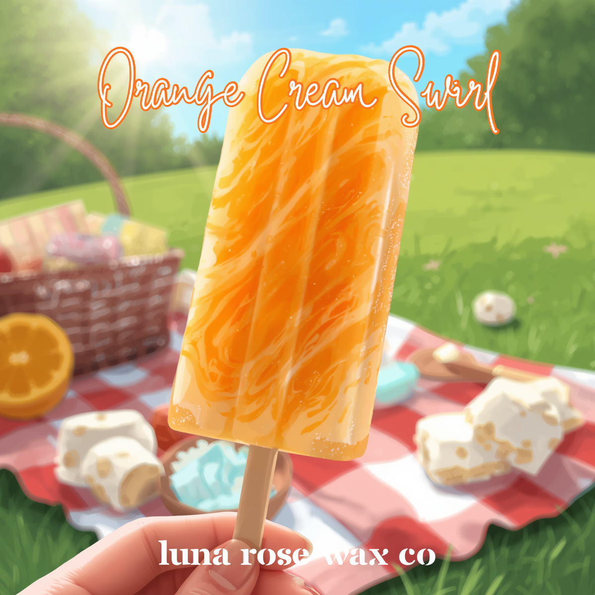 Orange Cream Swirl • Cocosoy Wax Melts