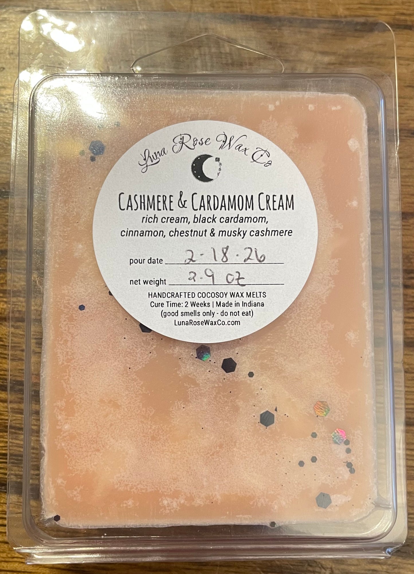 Cashmere & Cardamom Cream • Cocosoy Wax Melts