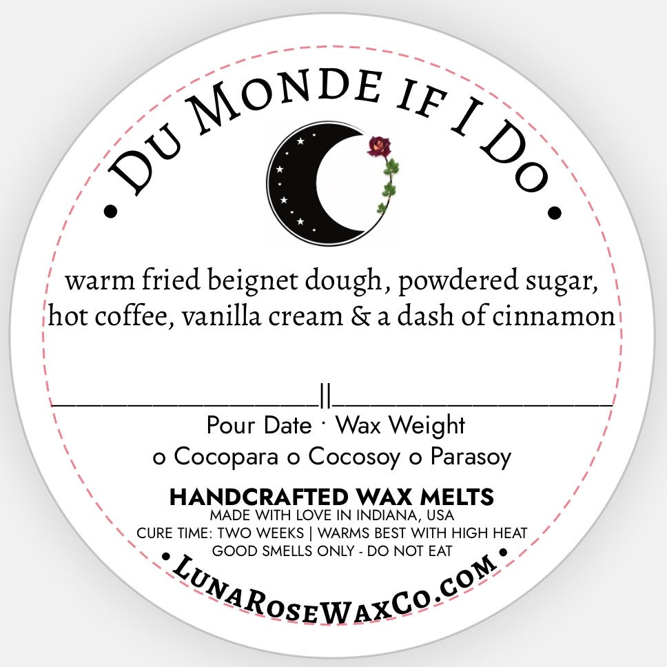 Du Monde if I Do • Cocosoy Wax Melts